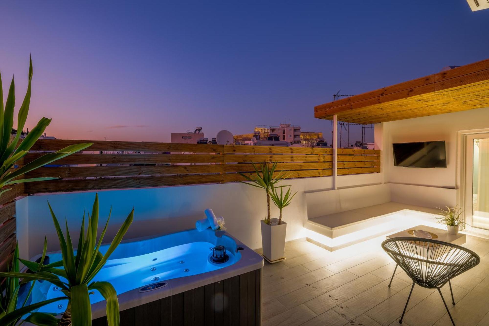 Acropolis View With Jacuzzi Apartment Atena Exterior foto